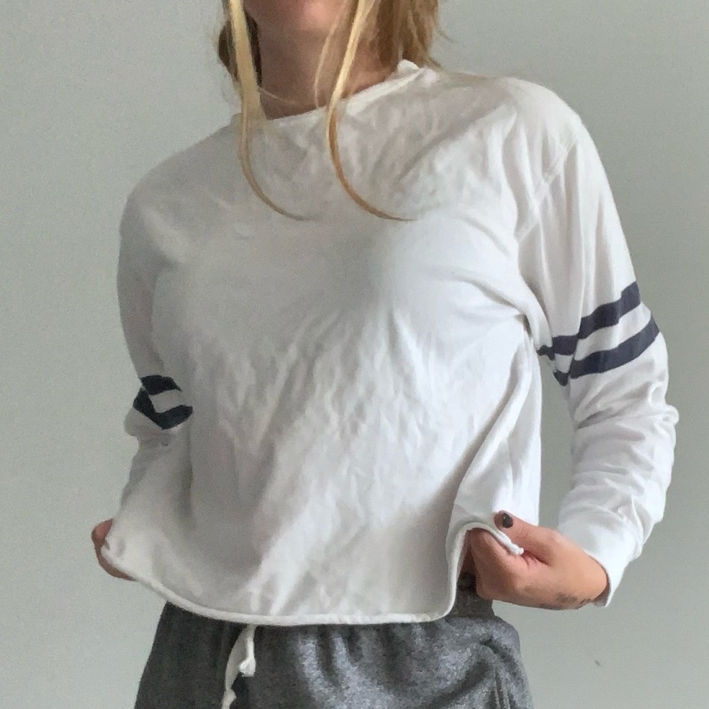 Light, White long sleeve tee from Brandy Melville